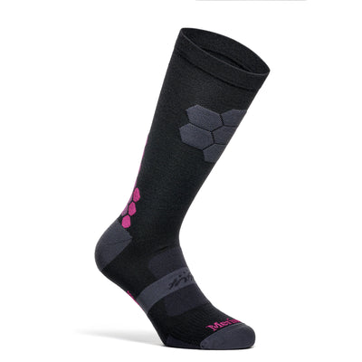 Merino Wool Winter Socks - Circuit - Black/Blue