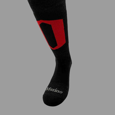 Merino Wool Winter Socks - Zero - Black/Fluo Yellow