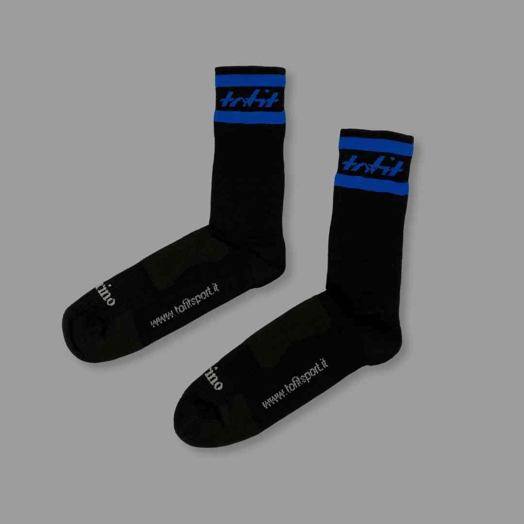 Merino Wool Winter Socks - Classic - Black/Fluo Yellow