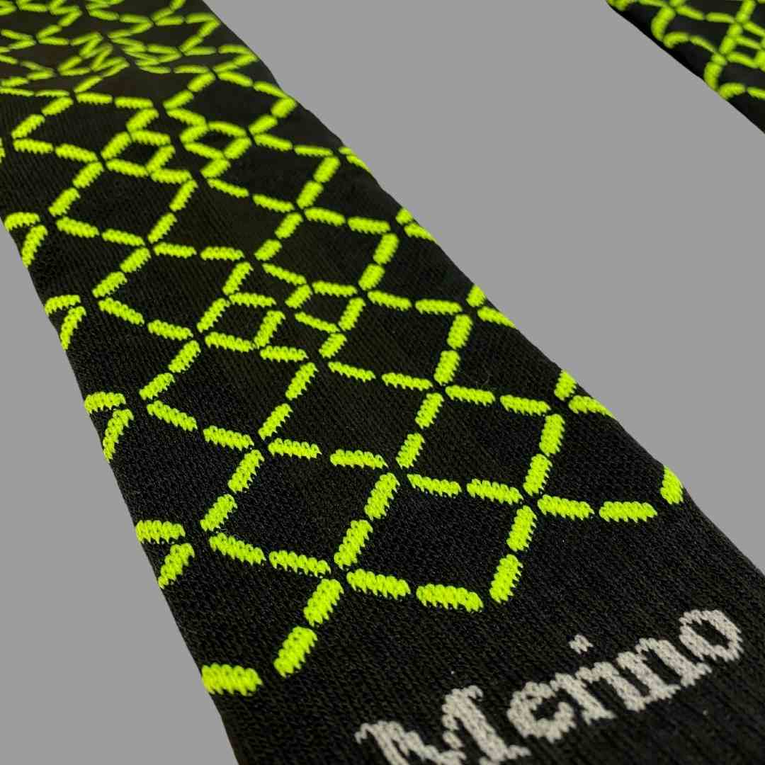 Merino Wool Winter Socks - Circuit - Black/Blue