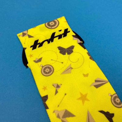 Fantasy Printed Socks - Fluo Yellow