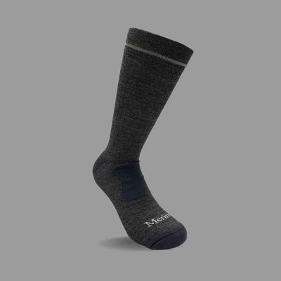 Merino Wool Winter Socks - Line Flex - White