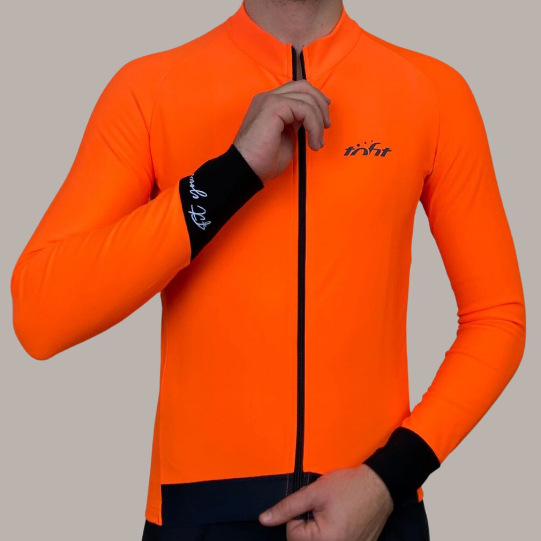 Katana Reflex Long Sleeve Shirt - Blue/Orange
