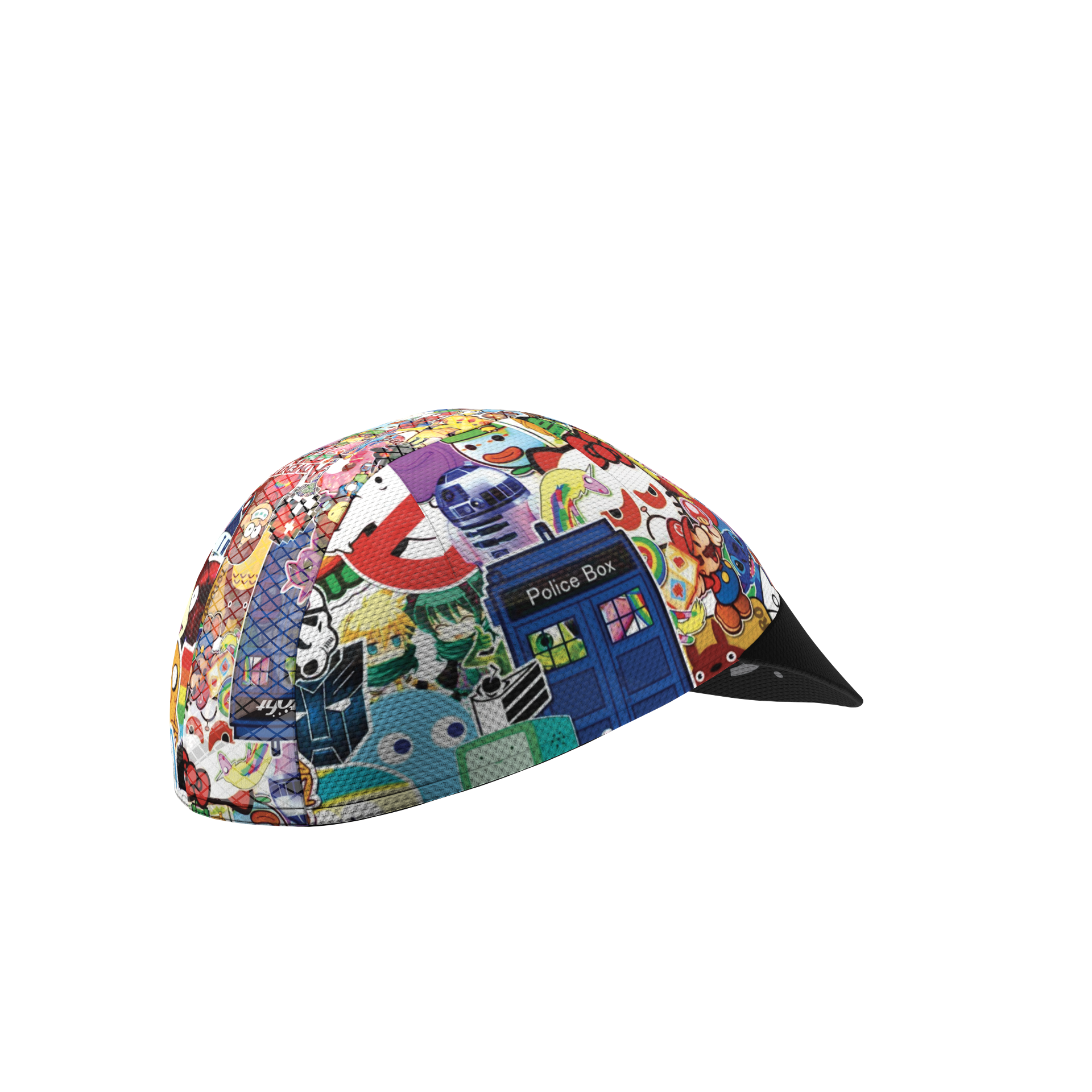 Poker Printed Socks - Fluo Yellow