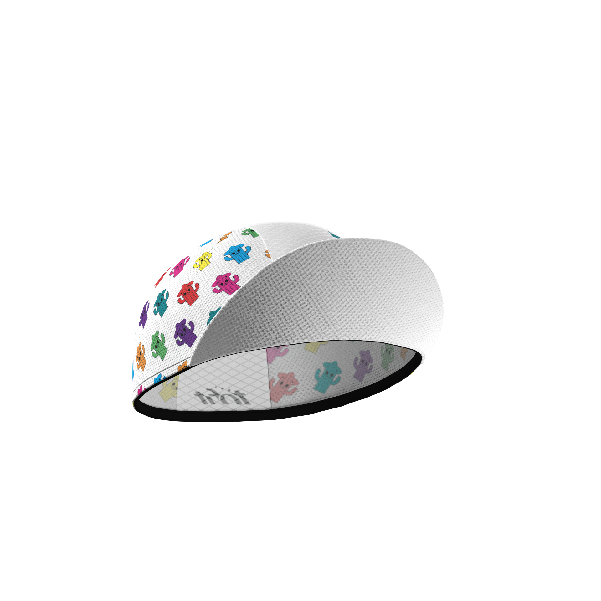 Poker Printed Socks - Fluo Yellow