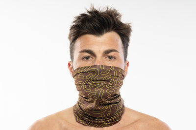 Seamless Black neck warmer