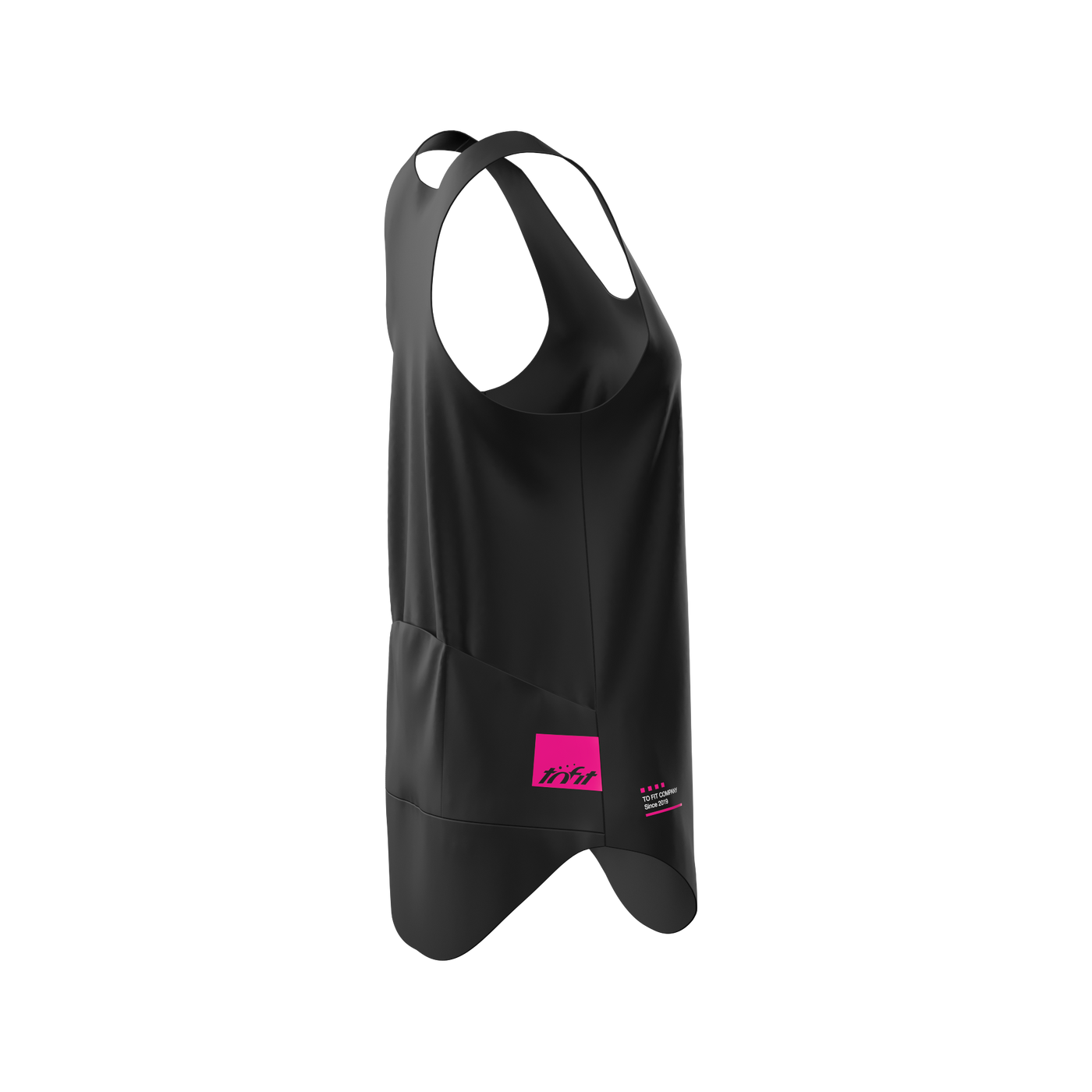 Elastic Princess Top - Black