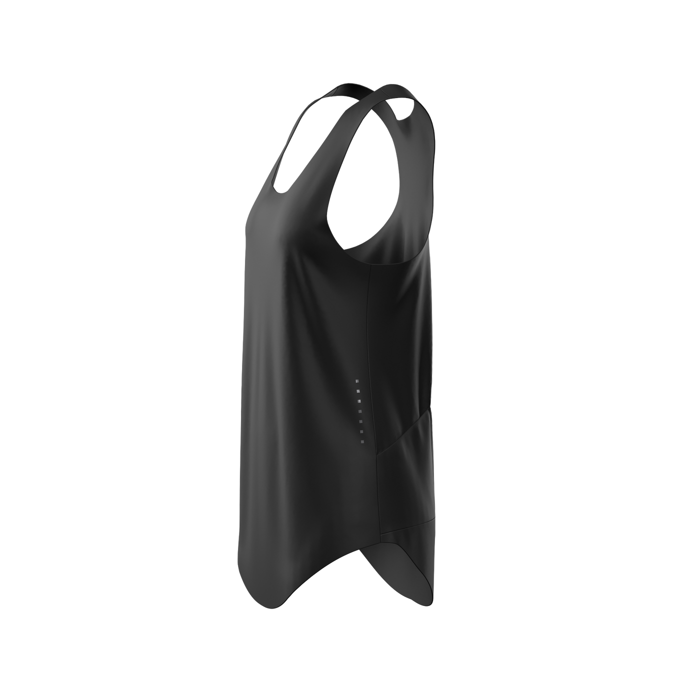 Elastic Princess Top - Black